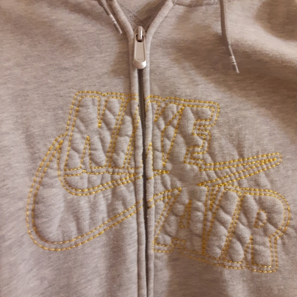 Vintage Hoodie With Embroidered  Nike Air Logo Men's Size XXL Double Extra Large - Picture 2 of 8